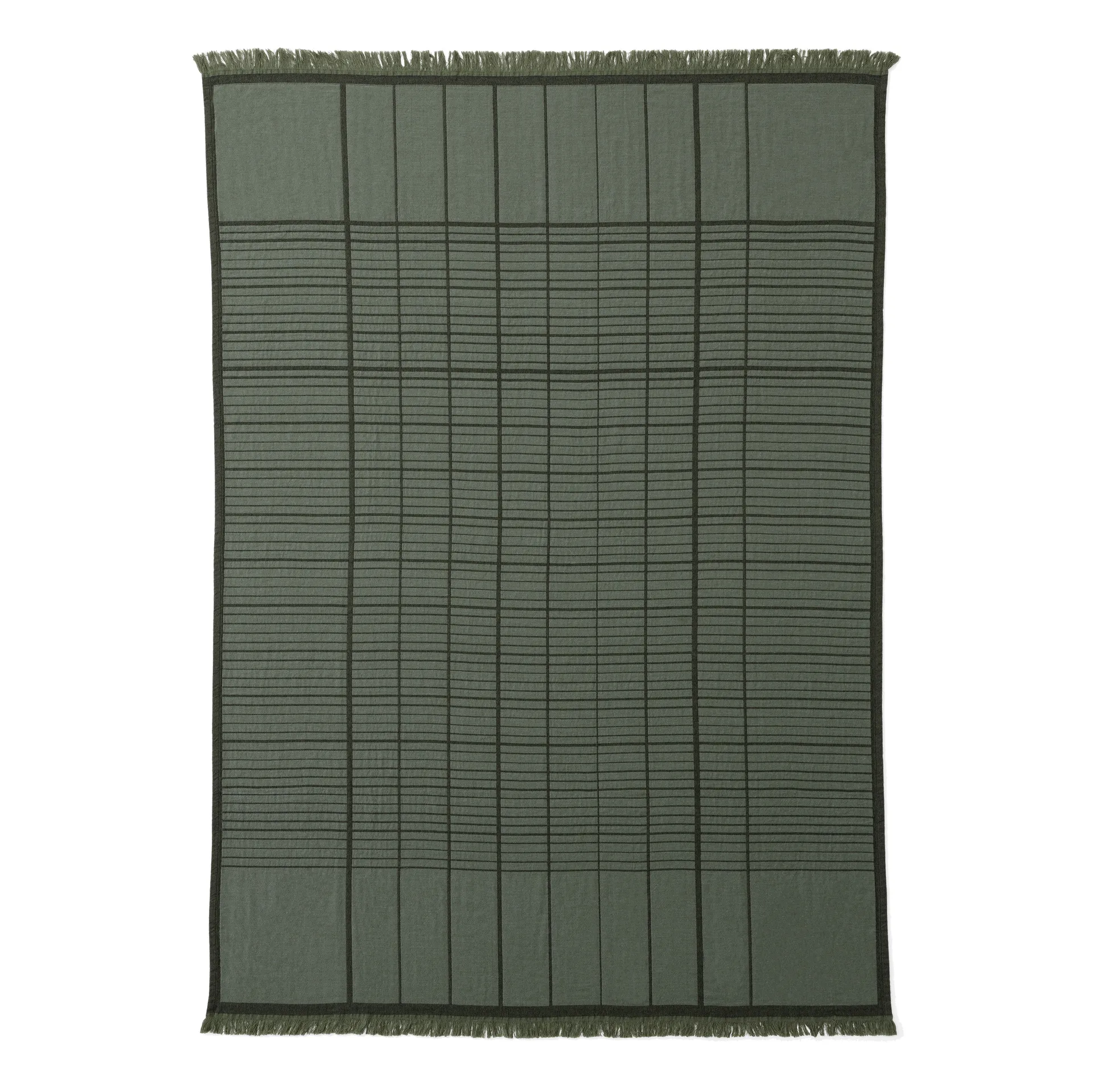 Untitled AP10 Wolldecke 150 x 210cm, Dark green &Tradition