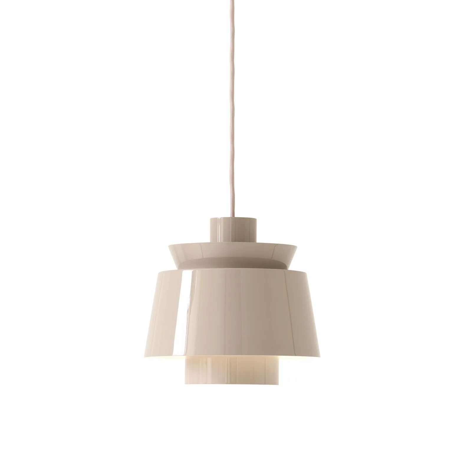 Utzon JU1 Pendelleuchte, Grey beige, Ø22 cm &Tradition