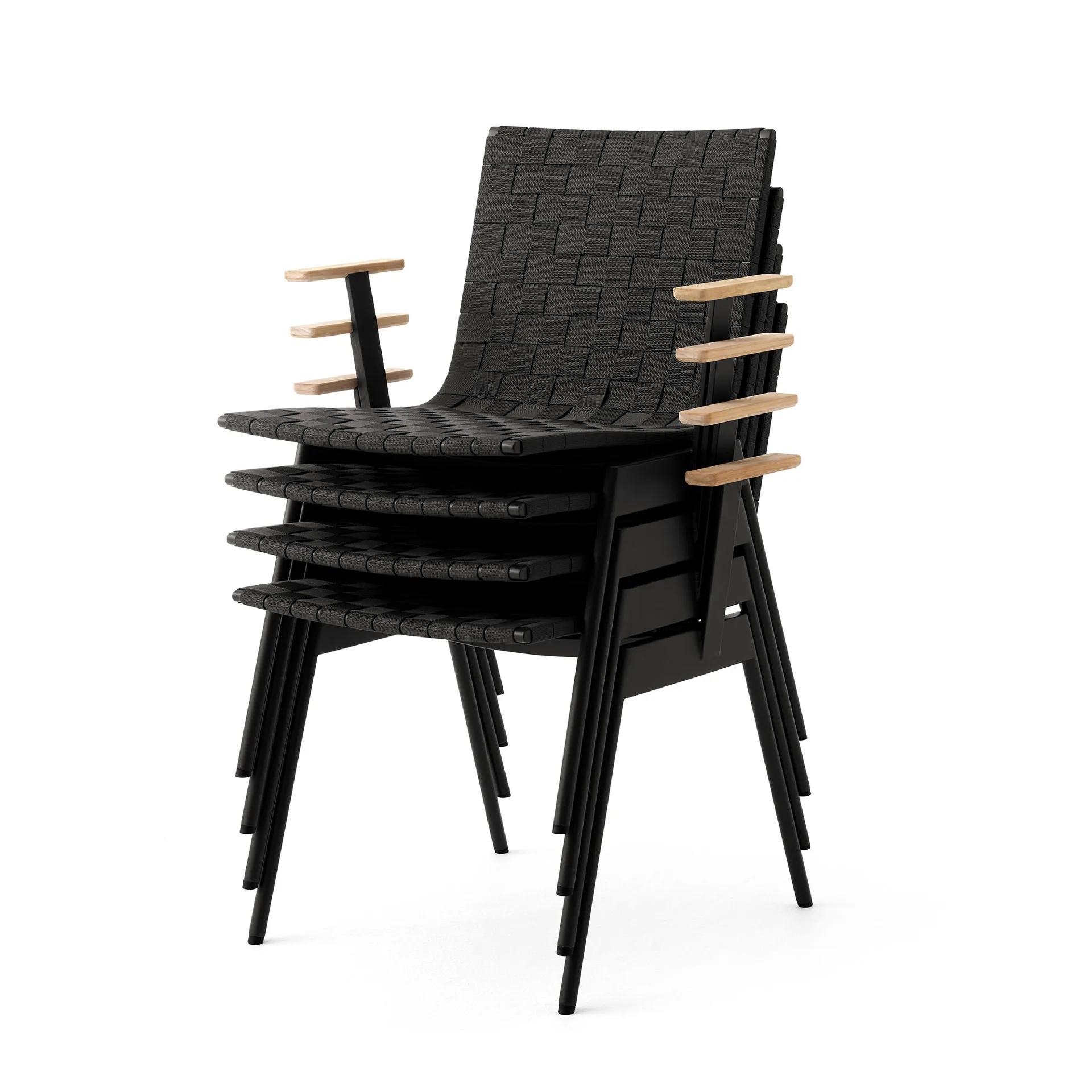 Ville Outdoor AV34 Stuhl, Warm black &Tradition