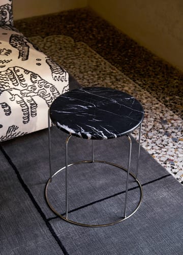 Wire Stool VP11 Topplatte Ø38 cm - Marmor Nero Marquina - &Tradition