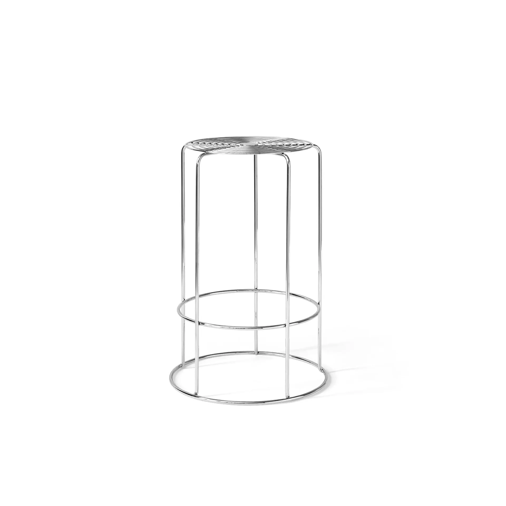 Wire VP15 Barhocker, Edelstahl, 65 cm &Tradition