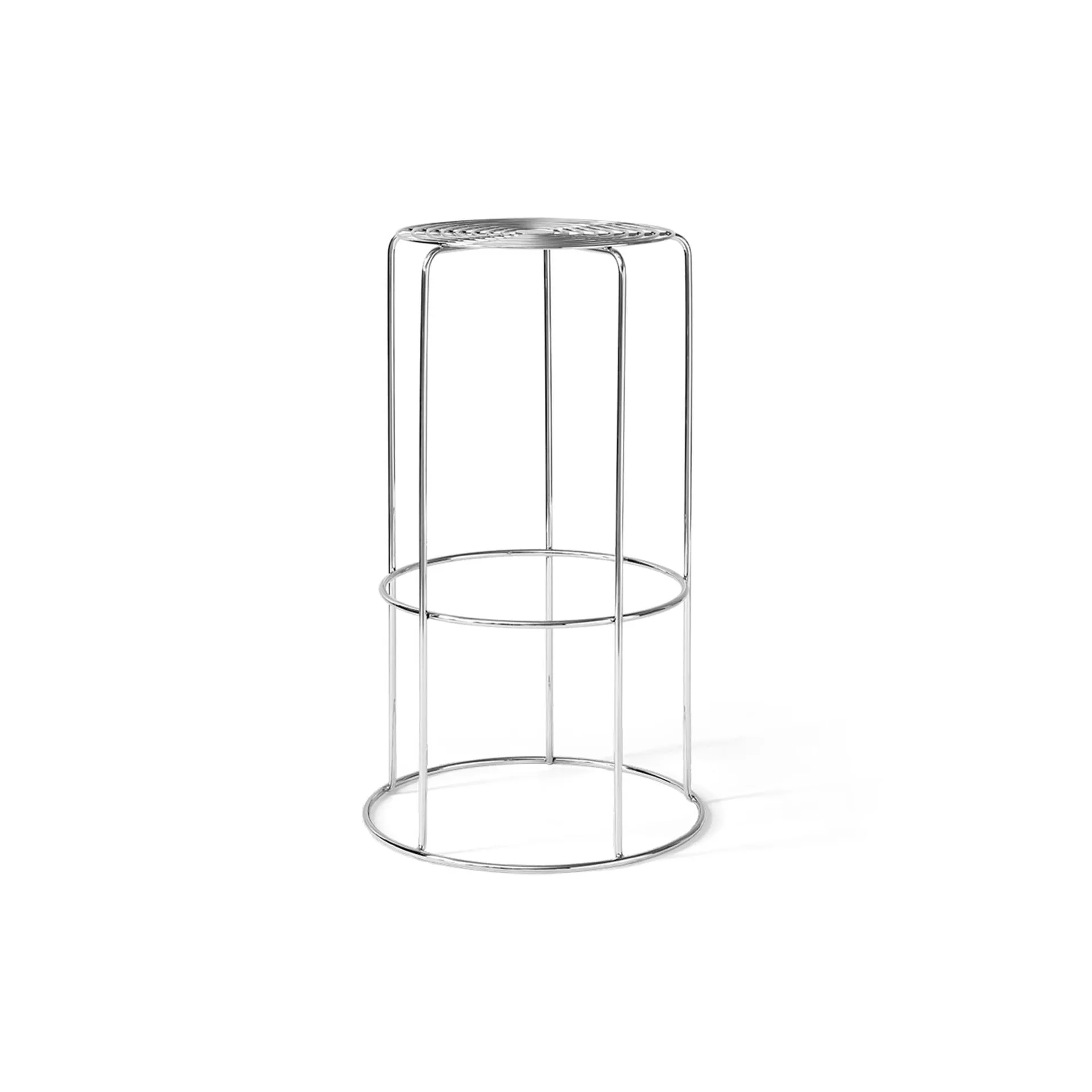 Wire VP16 Barhocker, Edelstahl, 75 cm &Tradition