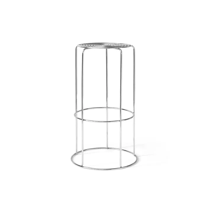 Wire VP16 Barhocker - Edelstahl, 75 cm - &Tradition