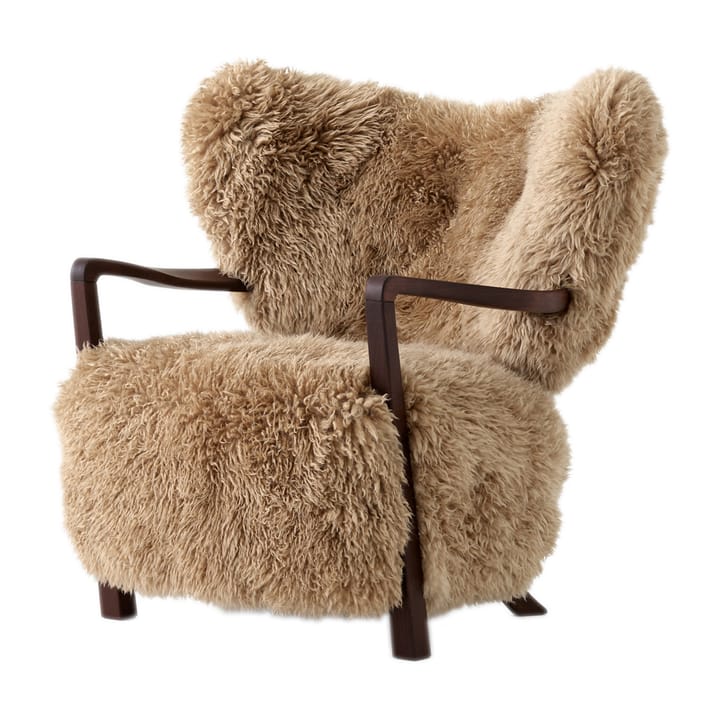 Wulff Lounge Chair ATD2 Fauteuil  - Walnuss geölt-Sheepskin honey - &Tradition