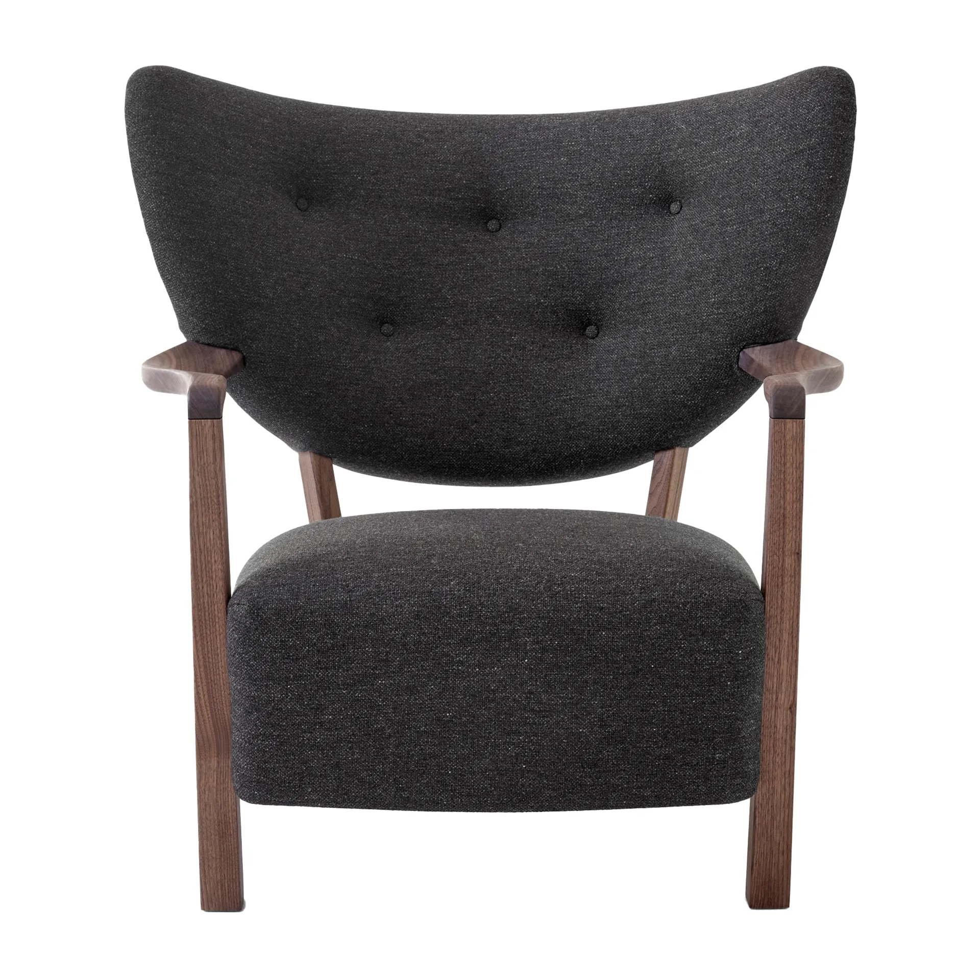 Wulff Lounge Chair ATD2 Fauteuil , Walnussholz geölt-Hallingdal &Tradition