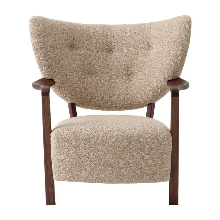 Wulff Lounge Chair ATD2 Fauteuil , Walnussholz geölt-Karakorum &Tradition