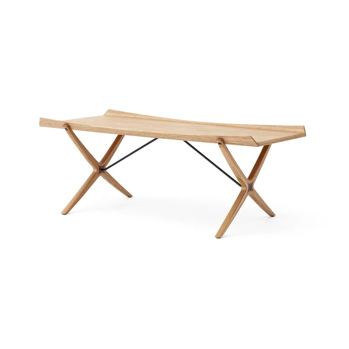 X HM13 Couchtisch 61x120 cm - Lacquered oak-walnut inserts - &Tradition