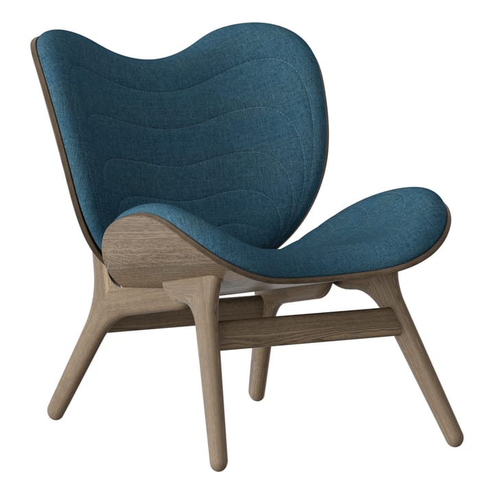 A Conversation Piece Stuhl Eiche dunkel - Petrol blue - Umage