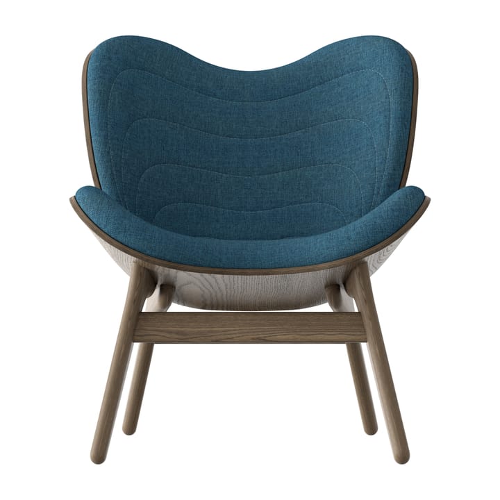 A Conversation Piece Stuhl Eiche dunkel - Petrol blue - Umage