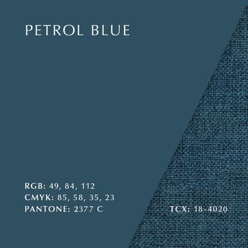 A Conversation Piece Stuhl Eiche dunkel - Petrol blue - Umage