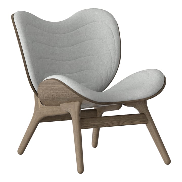 A Conversation Piece Stuhl Eiche dunkel - Silver grey - Umage
