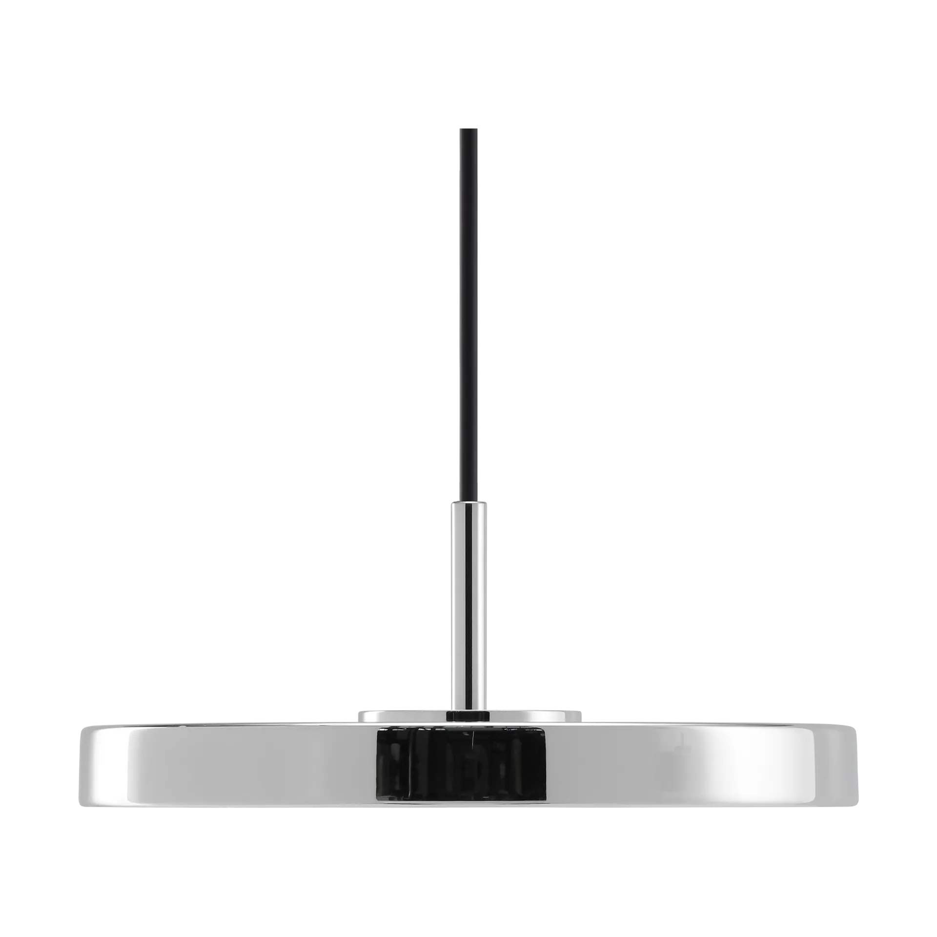 Asteria Micro Pendelleuchte, Polished Steel-Steel Top Umage