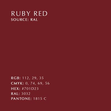 Asteria Mini Pendelleuchte - Ruby red - Umage