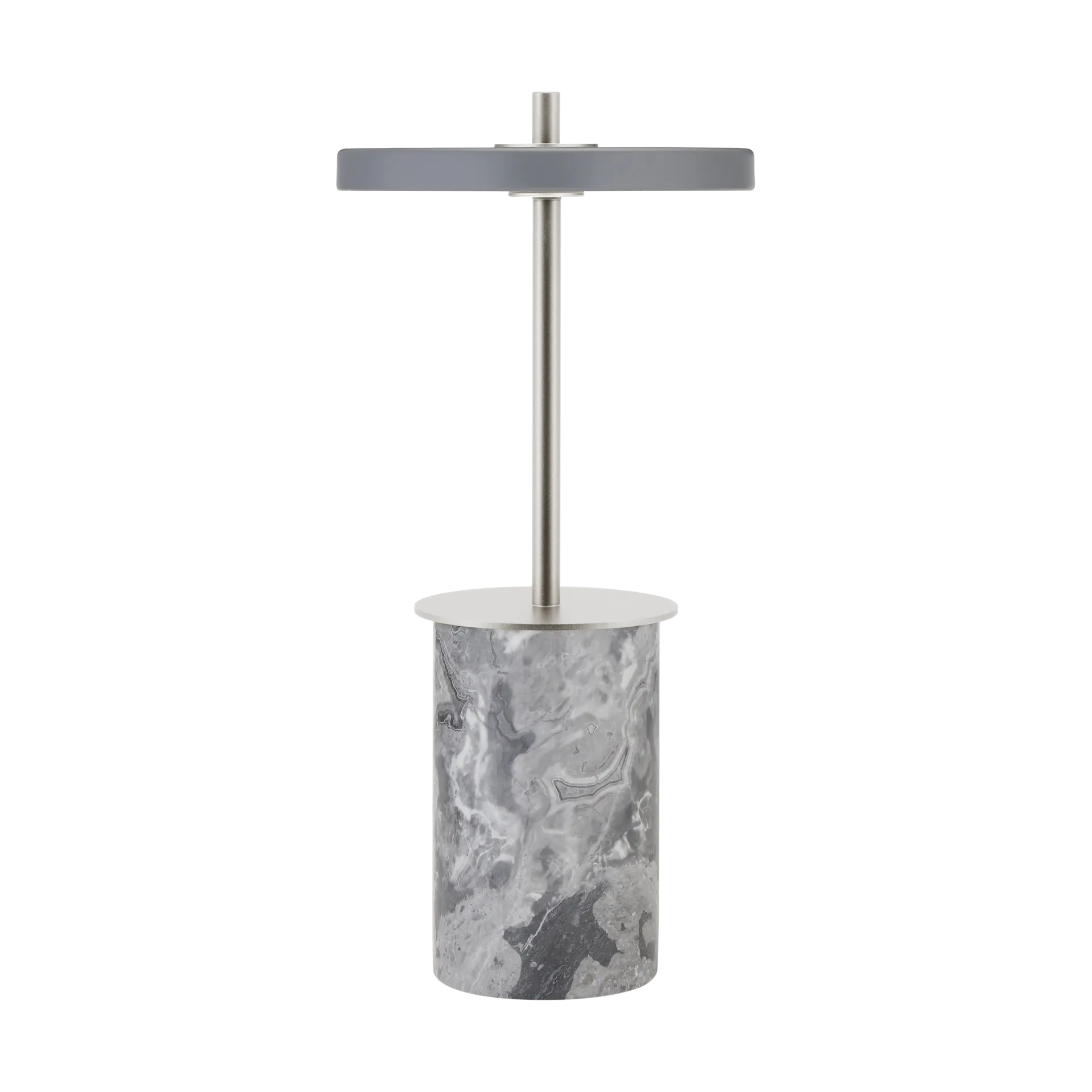 Asteria Move Mini Tischleuchte Ø12x25,5 cm, Grey Marble-steel Umage