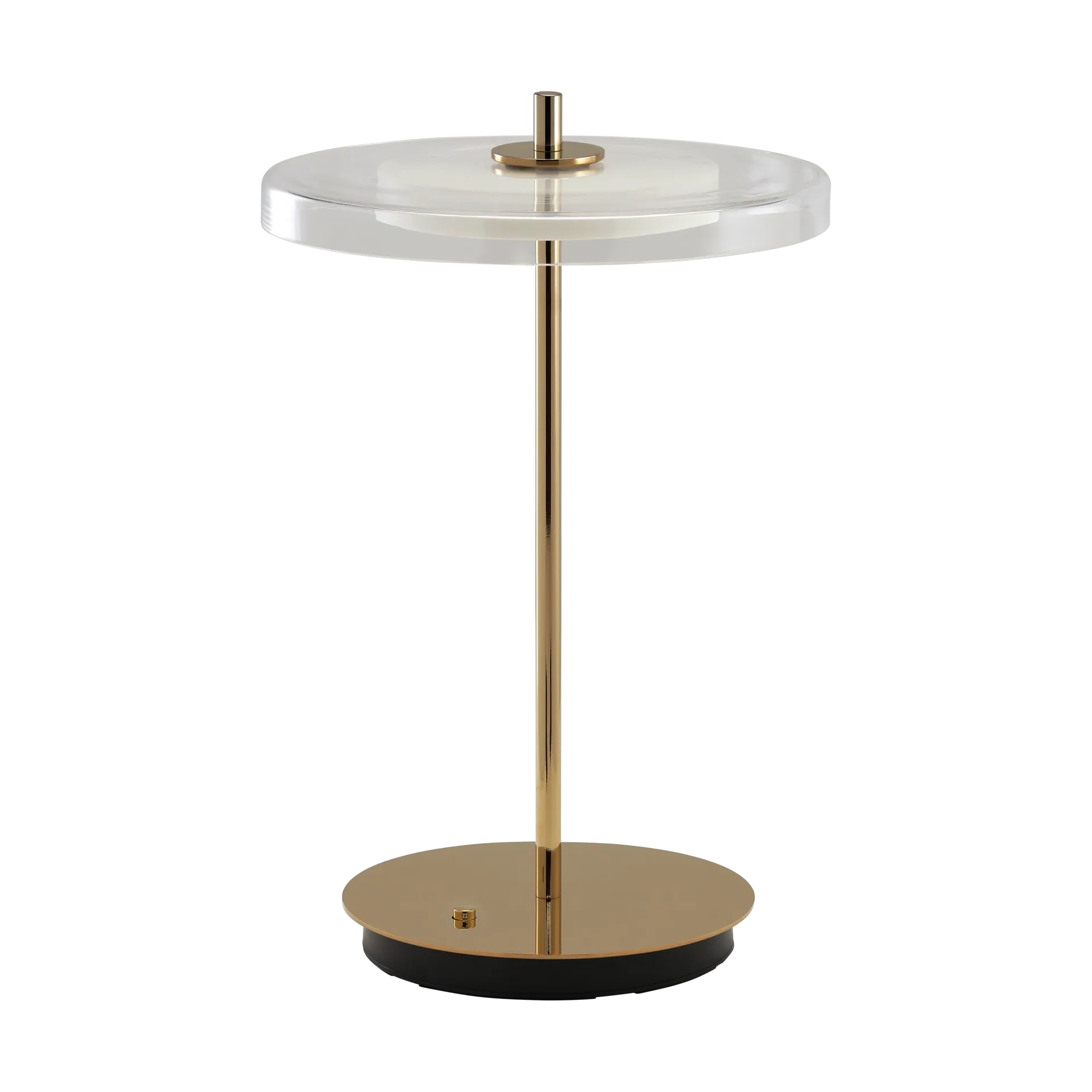 Asteria Move Tischleuchte, Glass-polished brass Umage