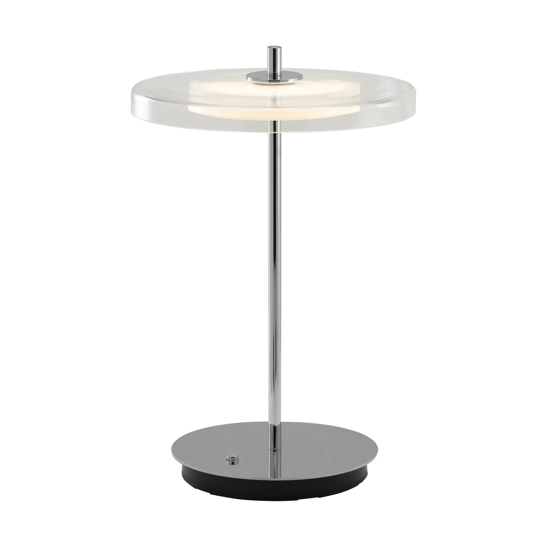 Asteria Move Tischleuchte, Glass-polished steel Umage