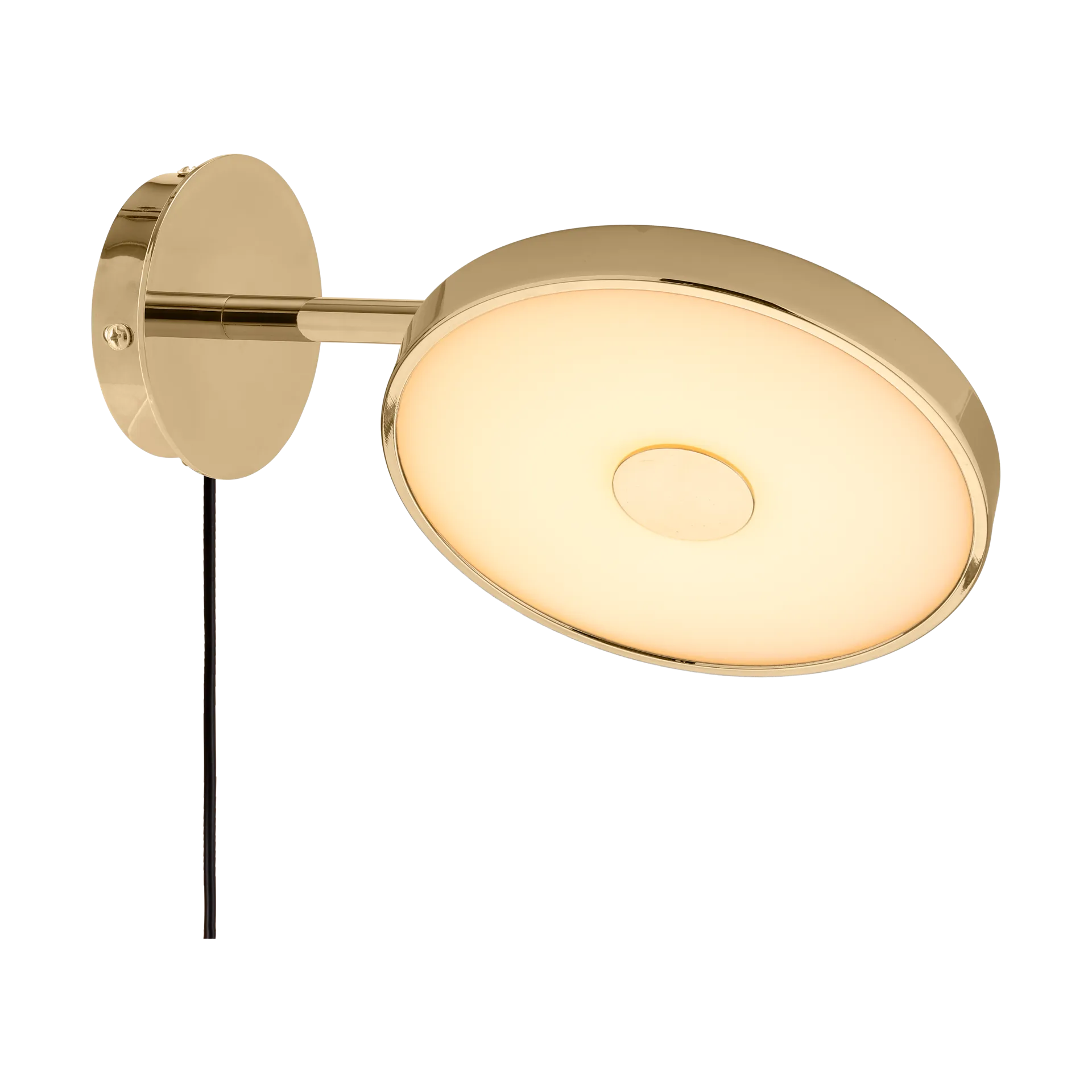 Asteria Wall kurze Wandleuchte, Polished brass Umage