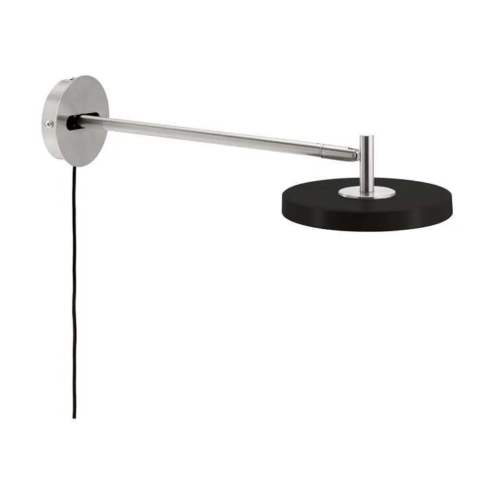 Asteria Wall Wandleuchte - Long, Black-chrome - Umage