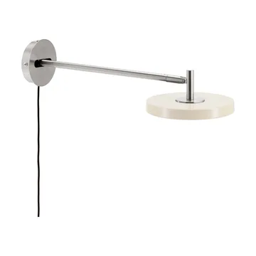 Asteria Wall Wandleuchte - Long, Pearl white-chrome - Umage