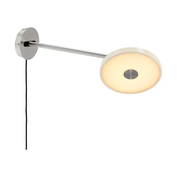 Asteria Wall Wandleuchte - Long, Pearl white-chrome - Umage