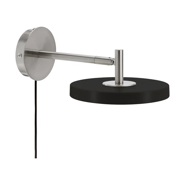 Asteria Wall Wandleuchte - Short, Black-chrome - Umage