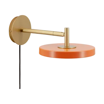 Asteria Wall Wandleuchte - Short, Nuance orange-brass - Umage
