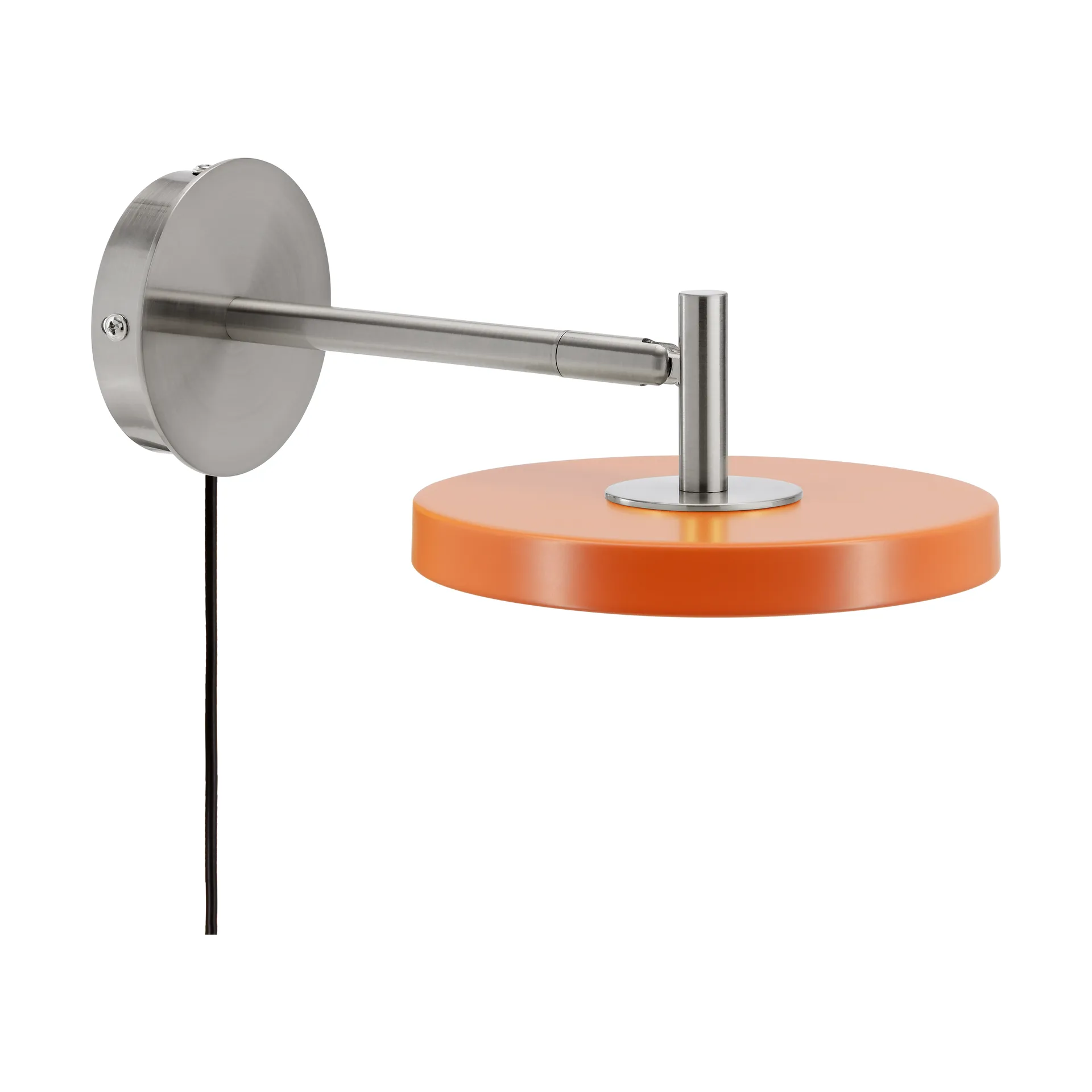 Asteria Wall Wandleuchte, Short, Nuance orange-chrome Umage