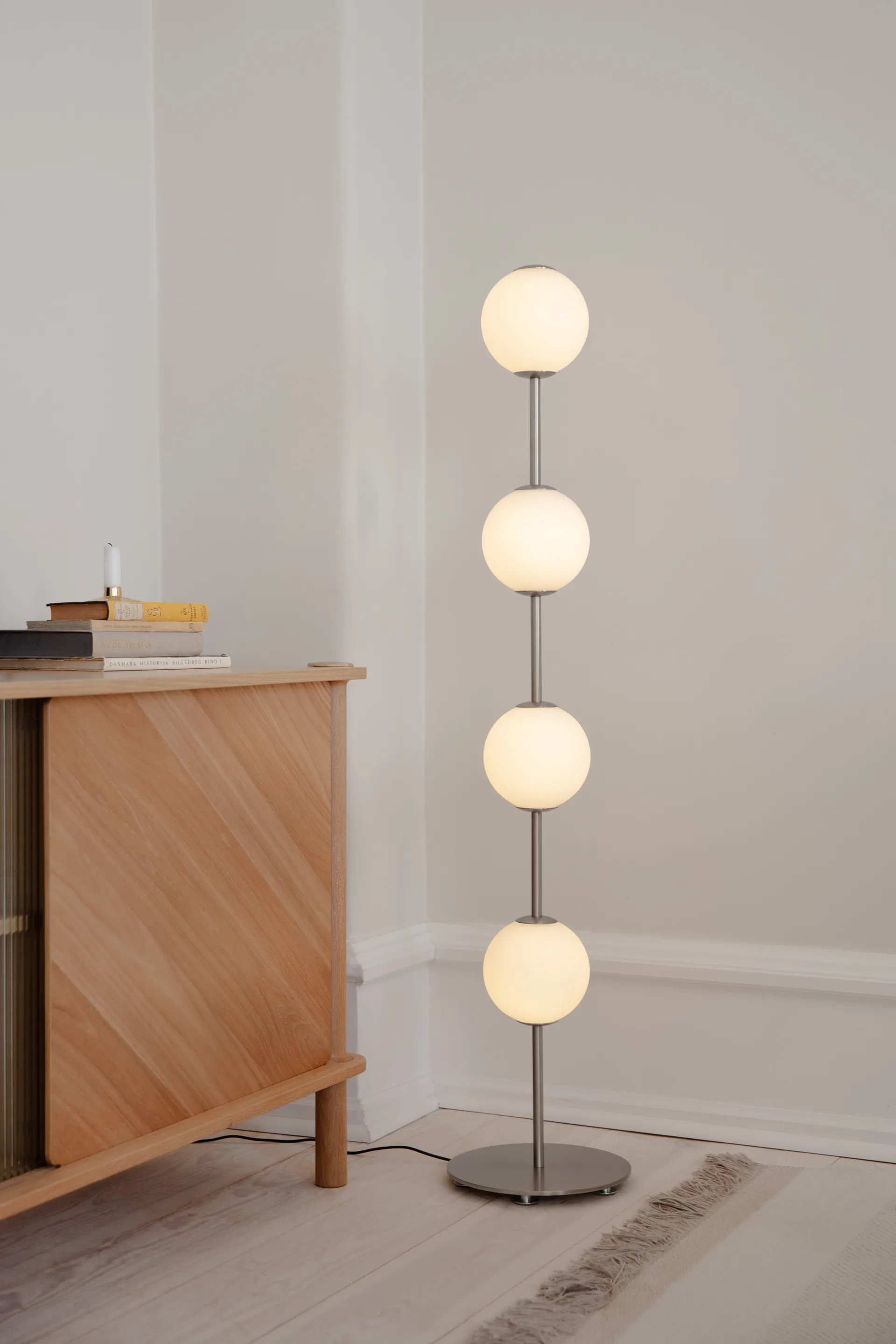 Audrey Floor Stehlampe, Steel Umage