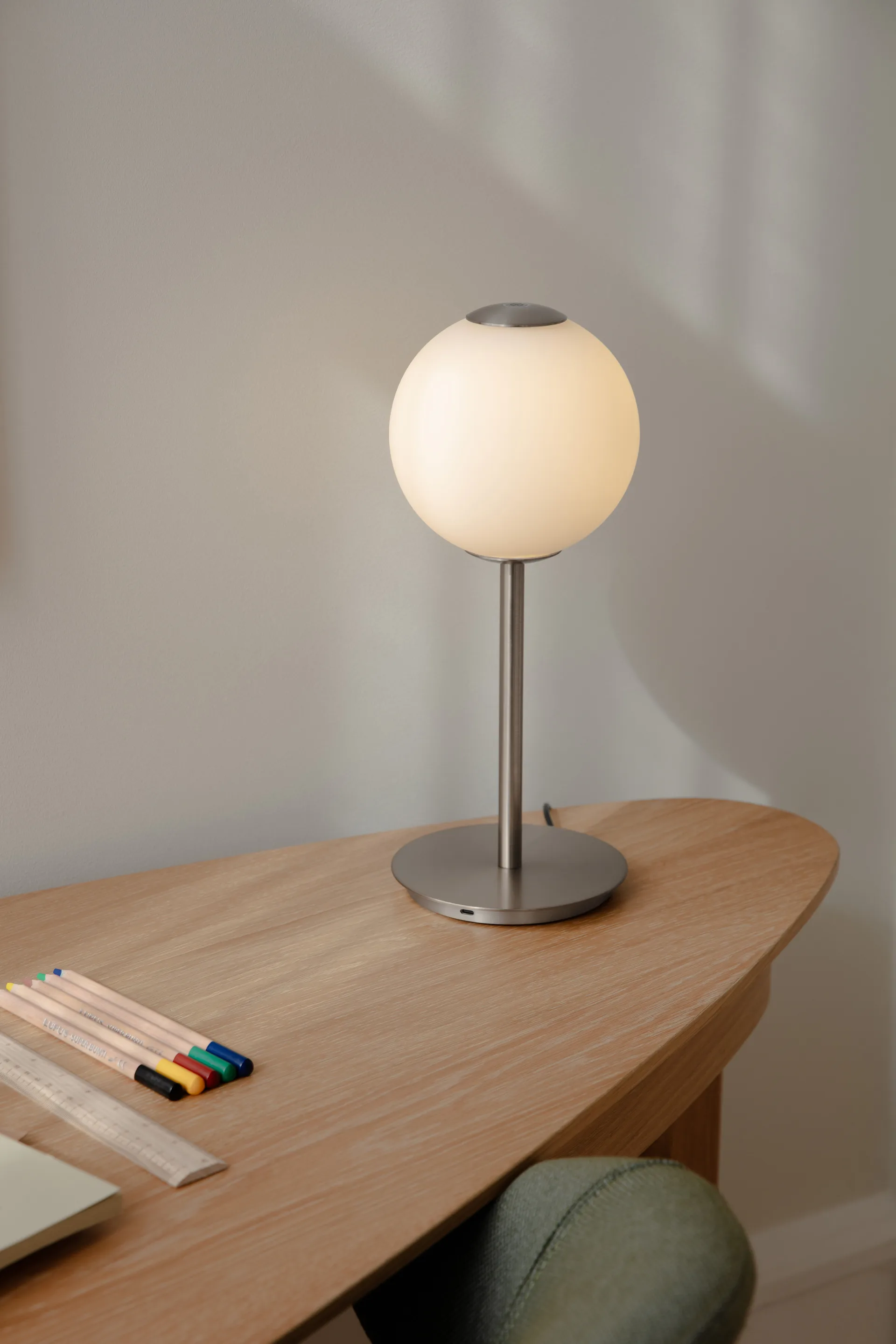 Audrey Table Tischlampe, Steel Umage