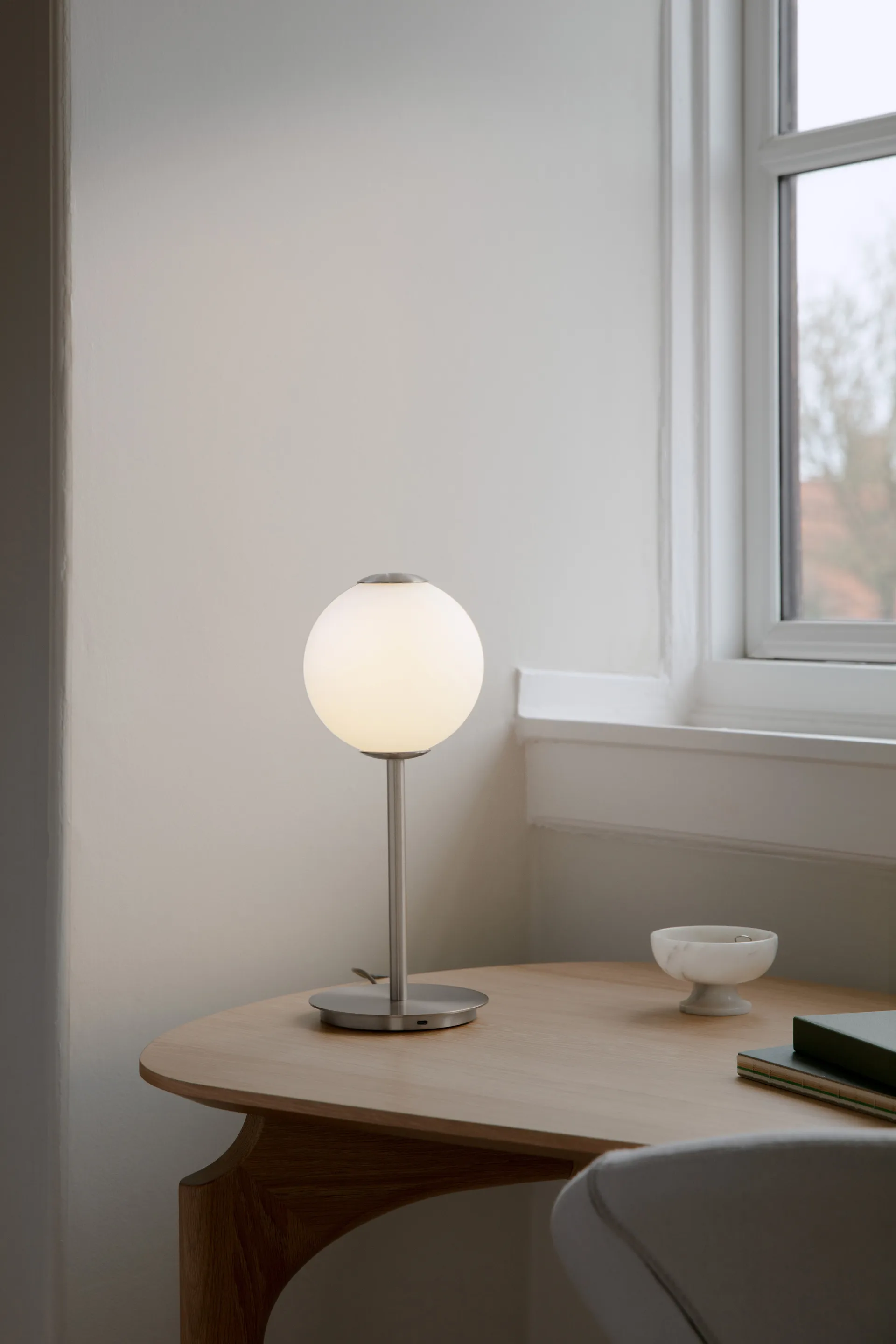 Audrey Table Tischlampe, Steel Umage