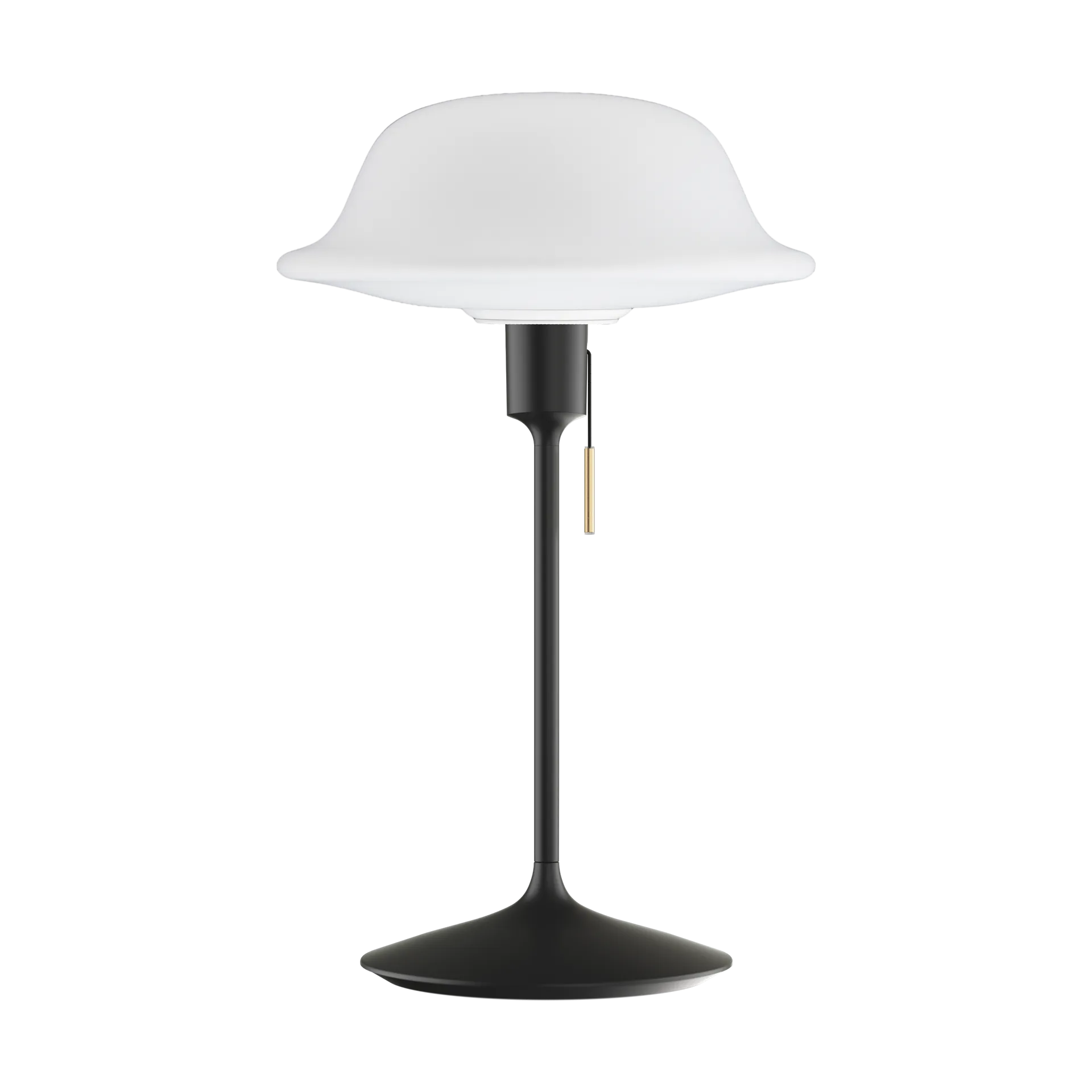 Butler Tischlampe, Weiß-Schwarz Umage