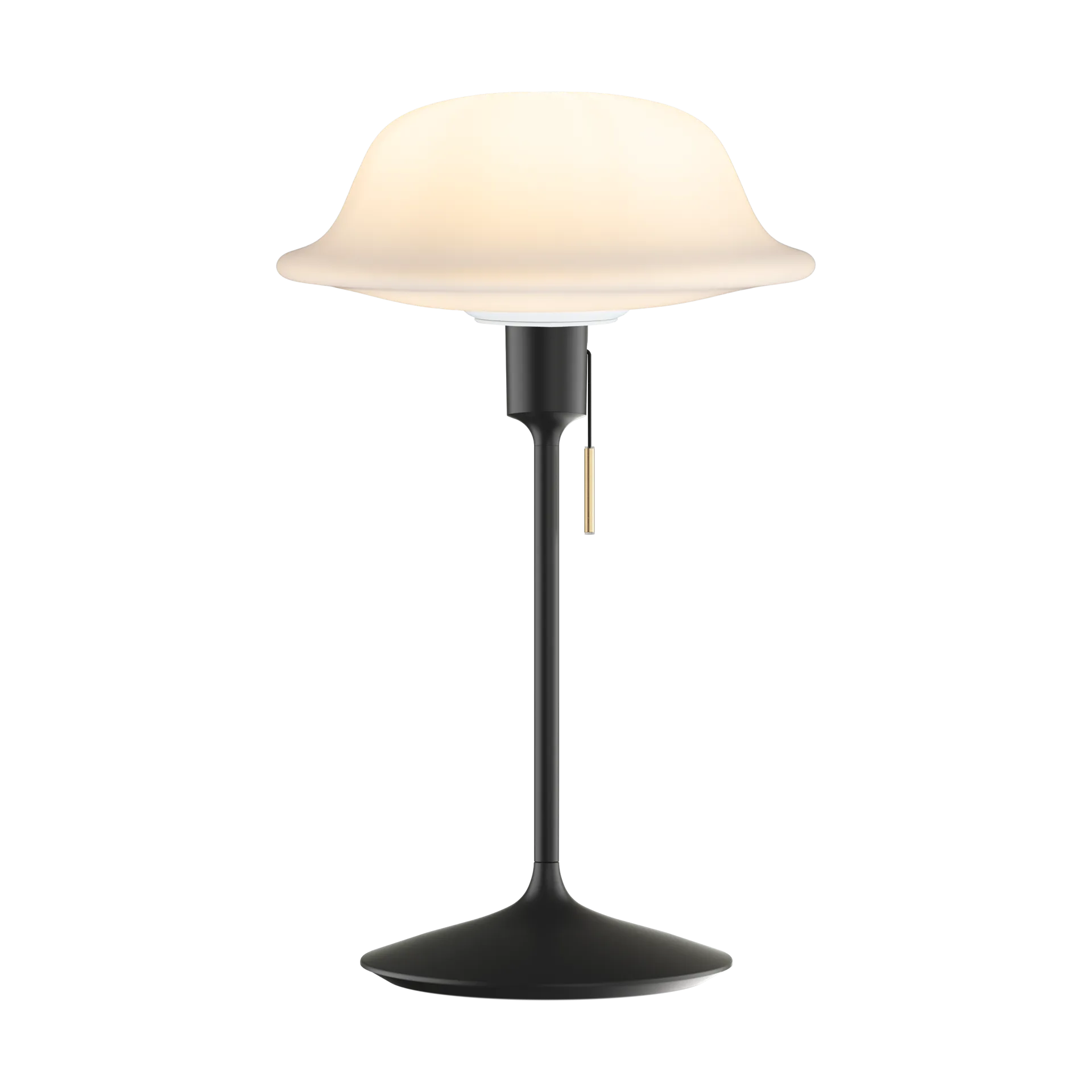 Butler Tischlampe, Weiß-Schwarz Umage