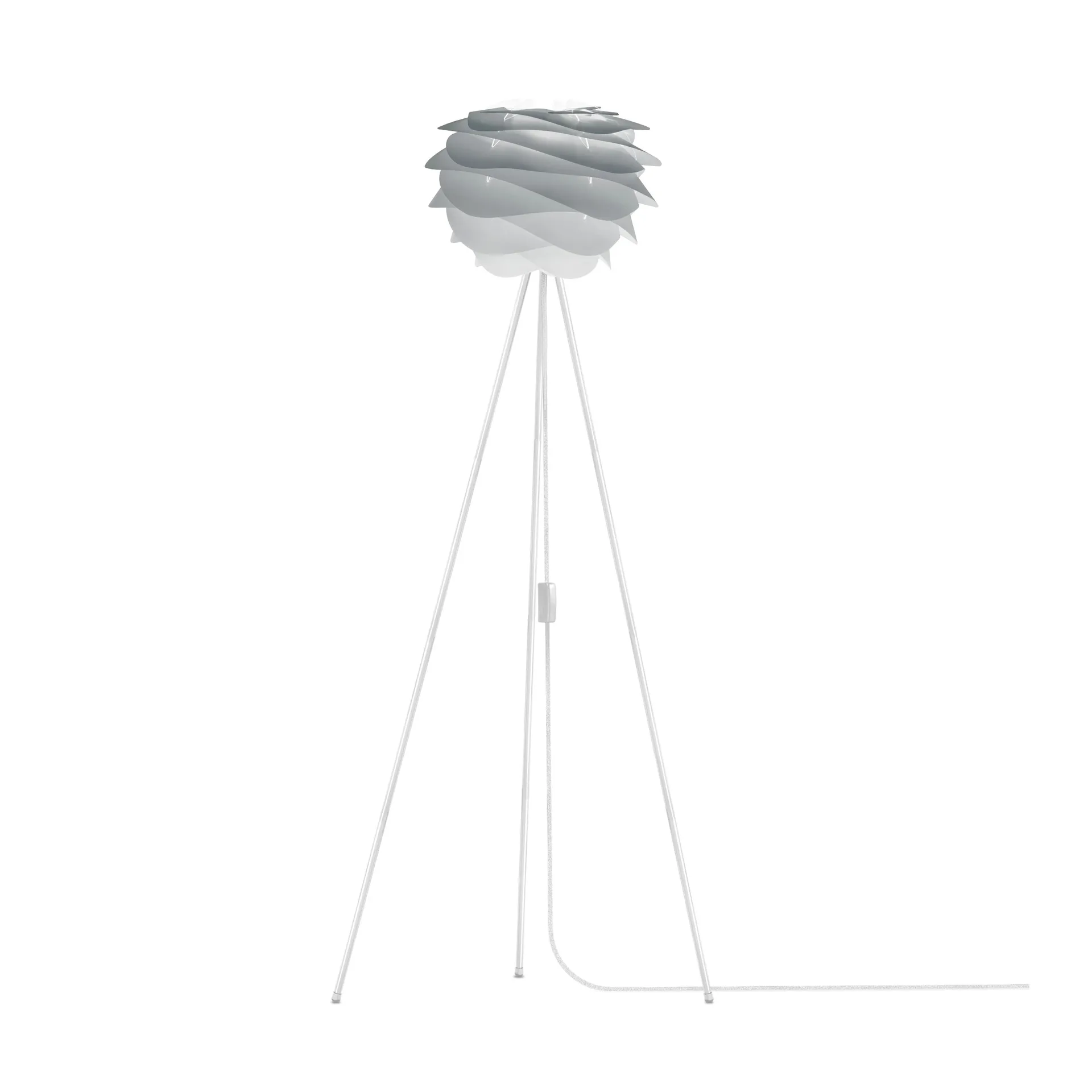Carmina mini Leuchtenschirm Ø32cm, Misty grey Umage