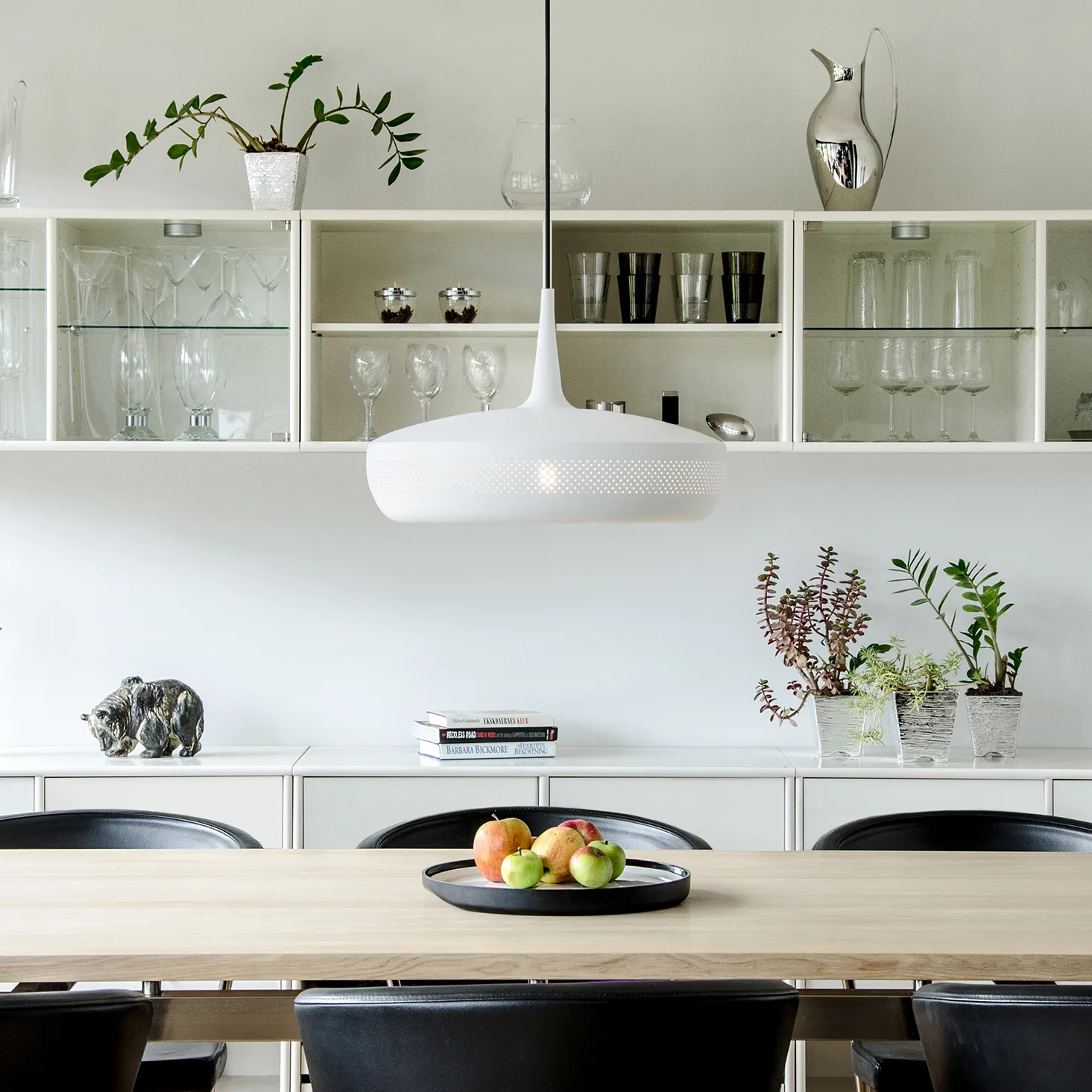 Clava Dine Pendelleuchte Ø43cm, Matt white Umage