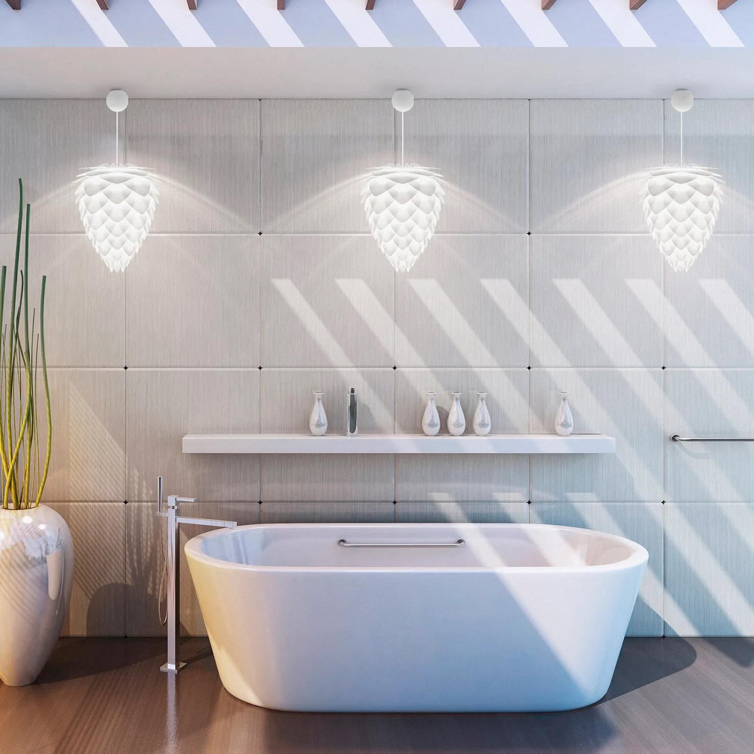 Conia Leuchte weiß, Ø 30cm Umage