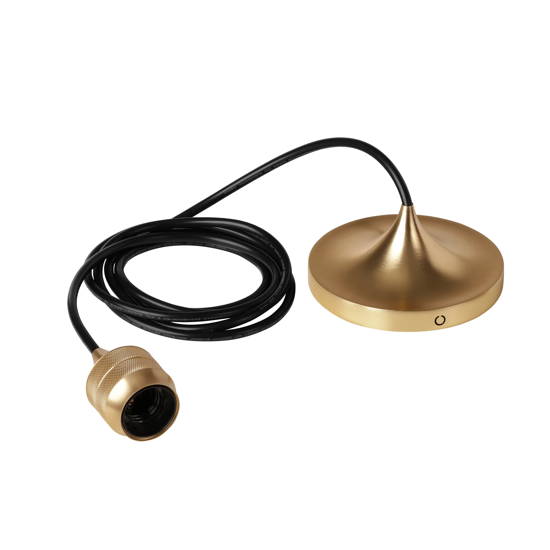 Cord Set Pro Lampenaufhängung, Brushed brass Umage