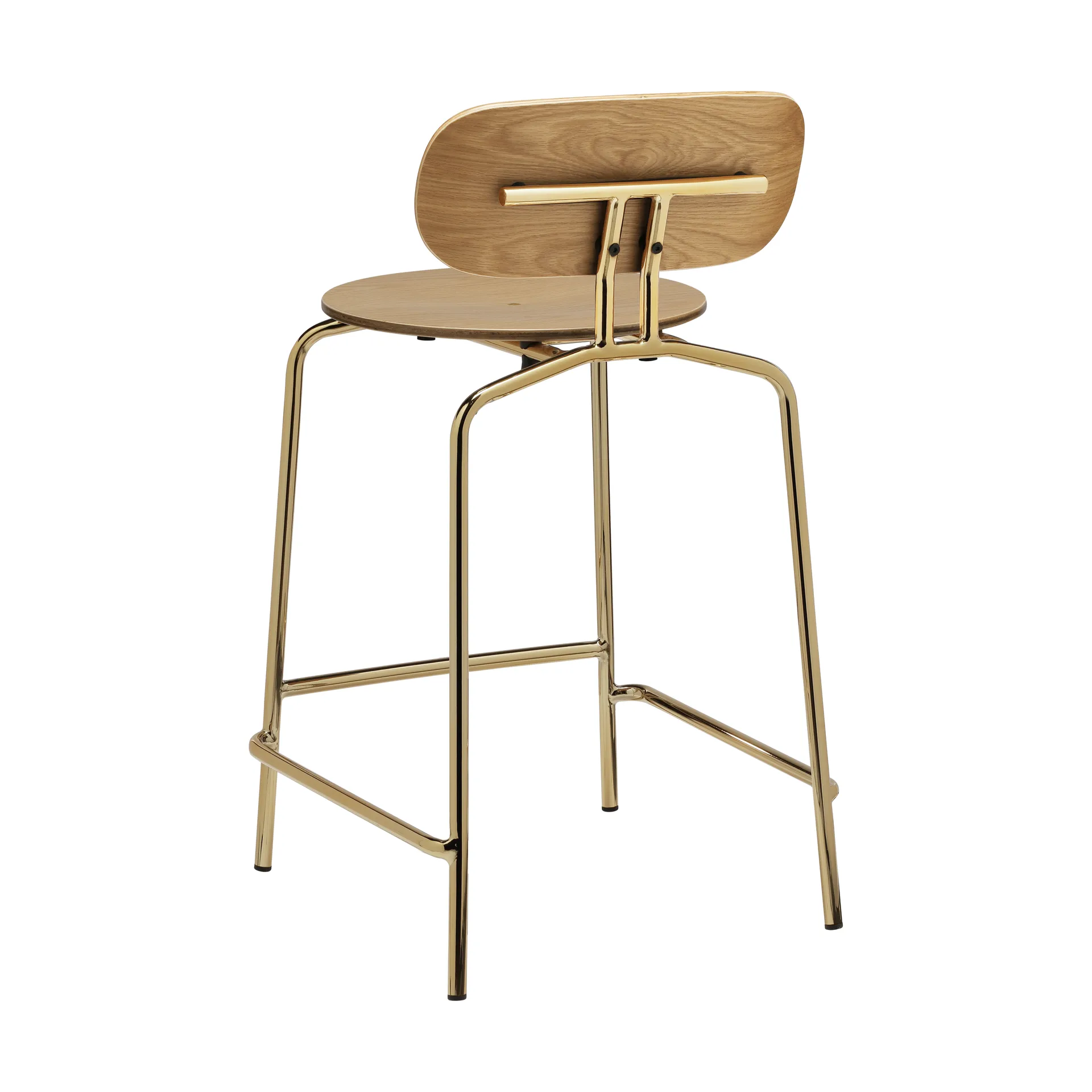Curious Barhocker 65 cm, Oak-brass Umage