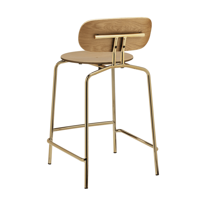 Curious Barhocker 65 cm, Oak-brass Umage