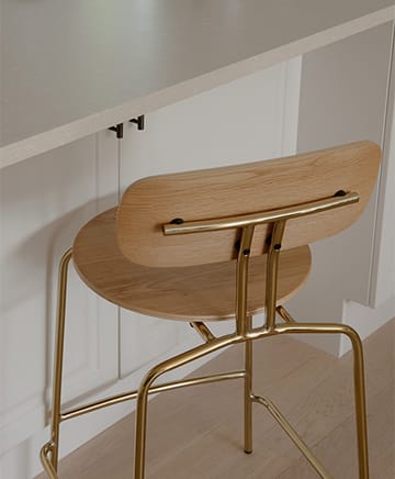 Curious Barhocker 75 cm - Oak-brass - Umage