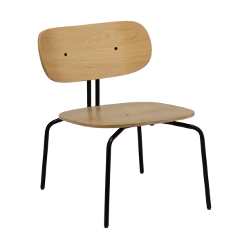 Curious Lounge-Sessel - Oak-black - Umage