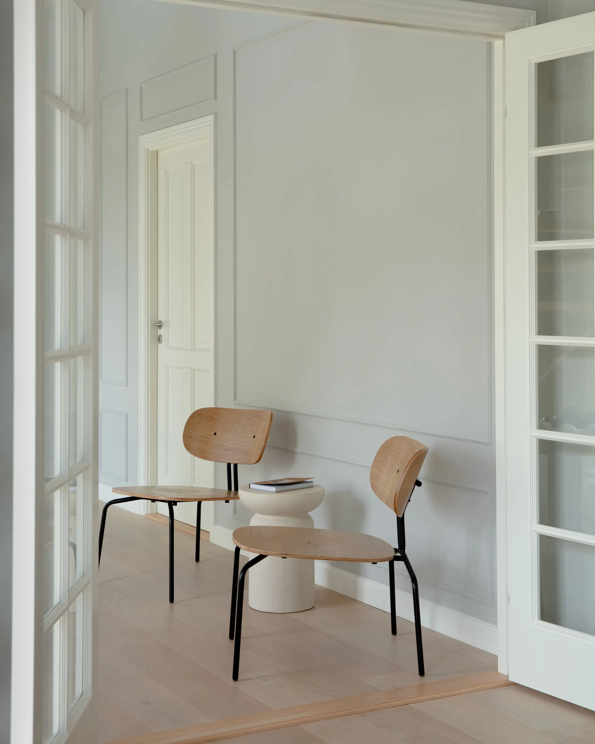 Curious Lounge-Sessel, Oak-black Umage