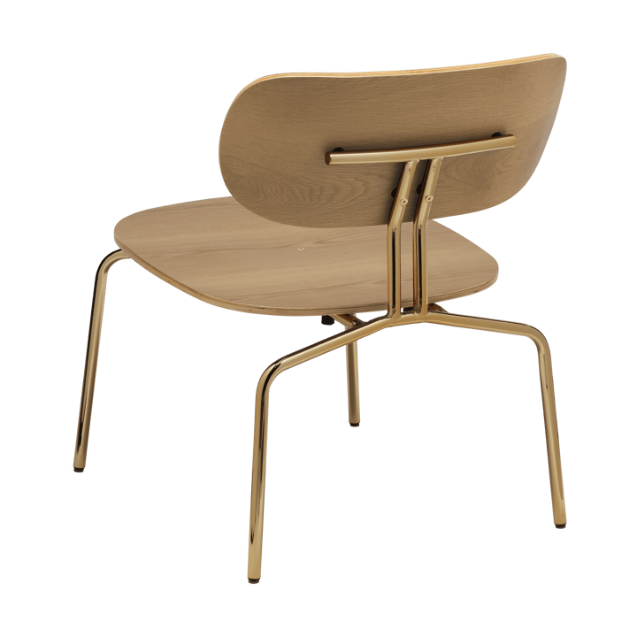 Curious Lounge-Sessel, Oak-brass Umage