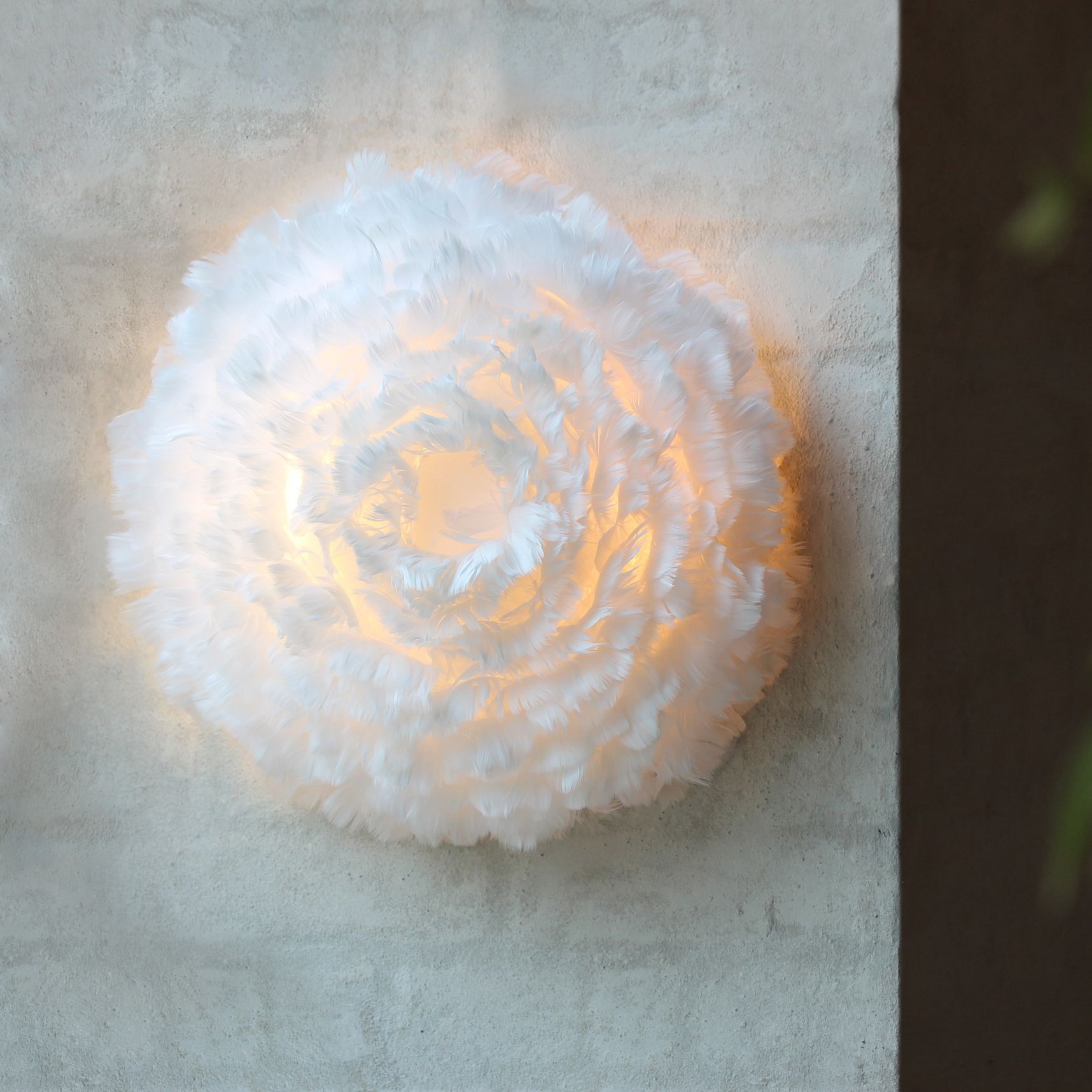 Eos Up Ceiling Light White - Spring Lamp by Umage