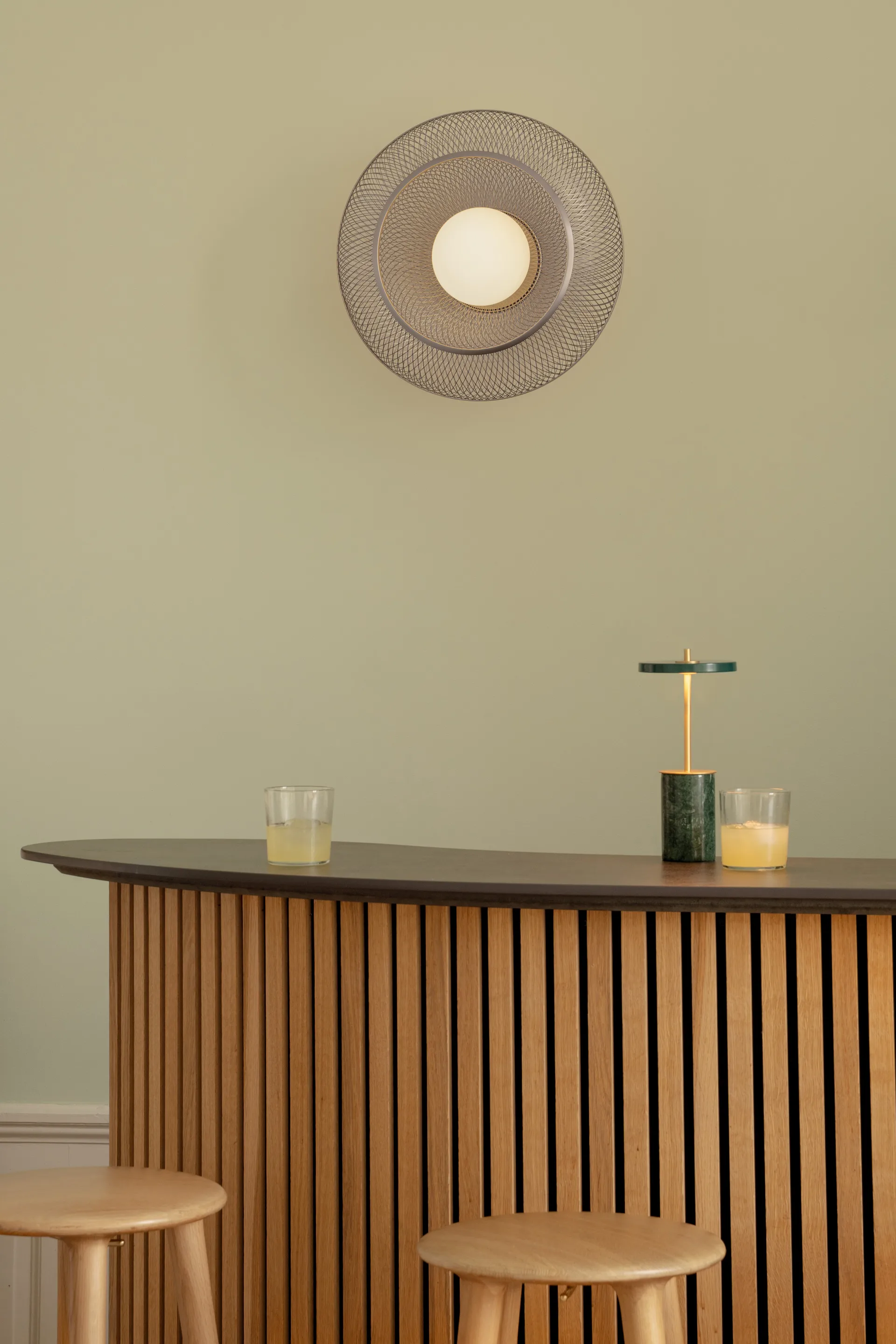 Faraday Up medium Deckenleuchte, Steel Umage
