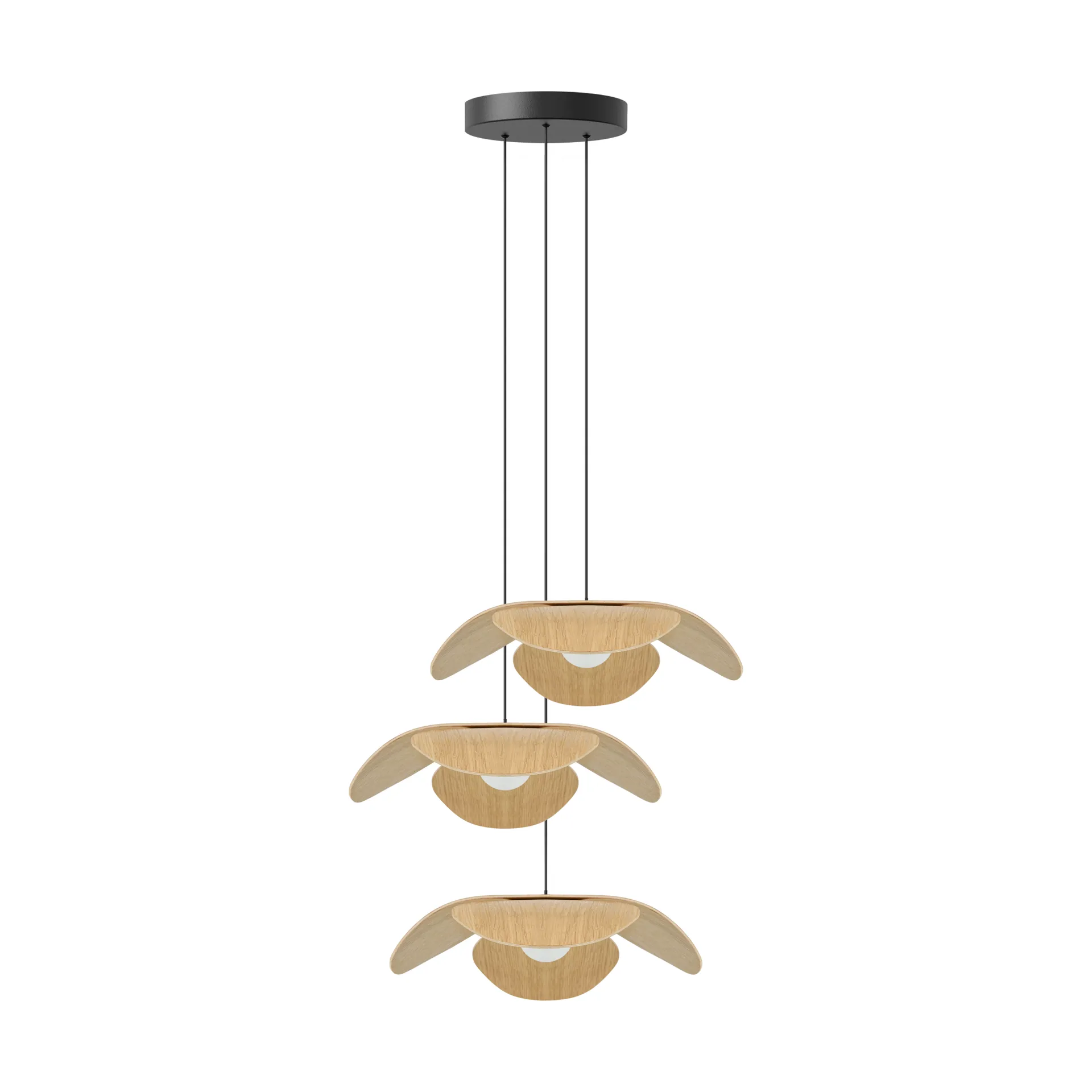 Forget Me Not Pendelleuchte medium, Eiche-Cluster 3 Umage