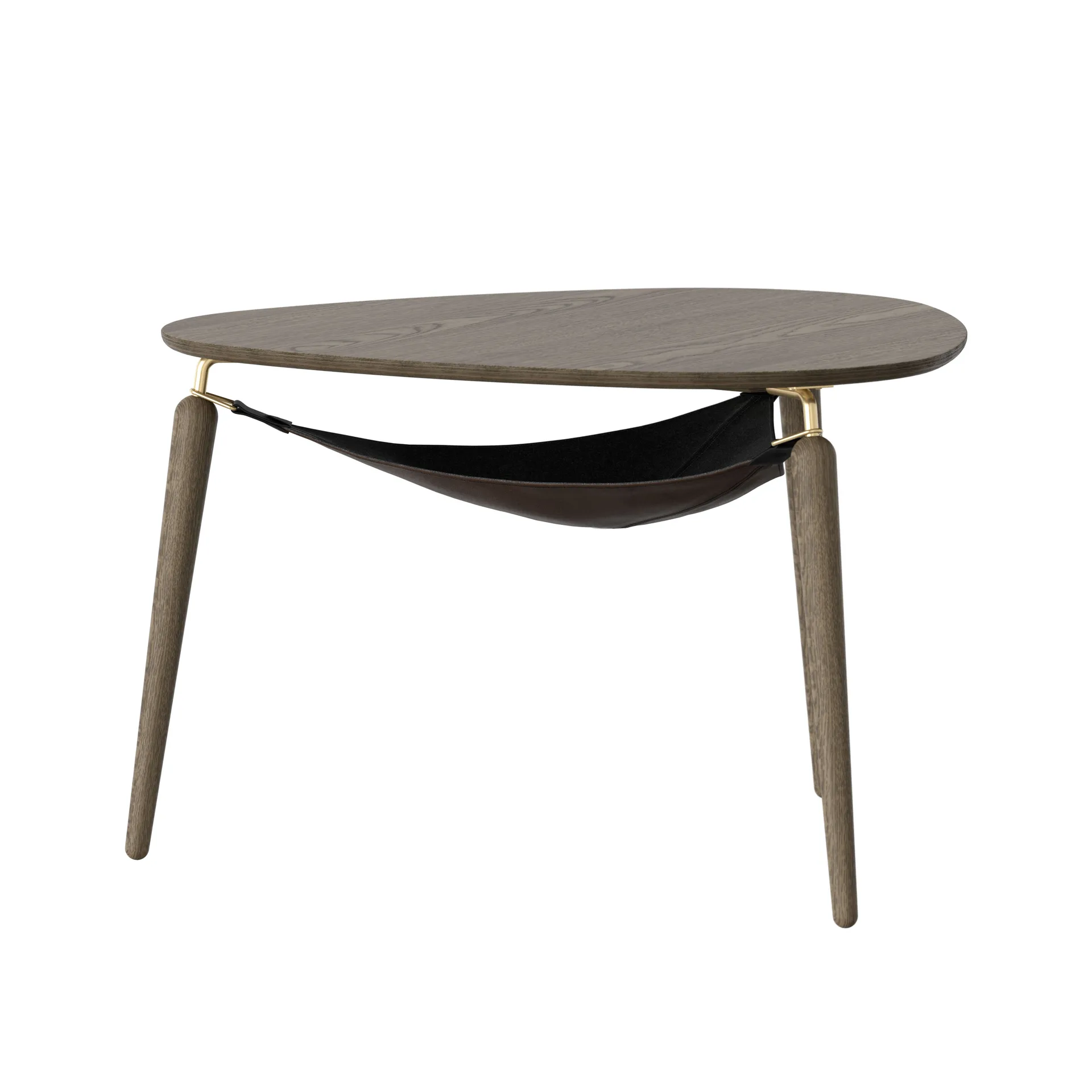 Hang Out Couchtisch, Dunkle eiche-messing Umage
