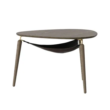 Hang Out Couchtisch - Dunkle eiche-messing - Umage