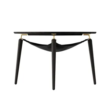 Hang Out Couchtisch - Schwarze Eiche-Messing - Umage