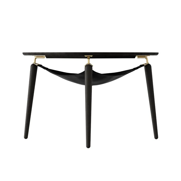 Hang Out Couchtisch - Schwarze Eiche-Messing - Umage