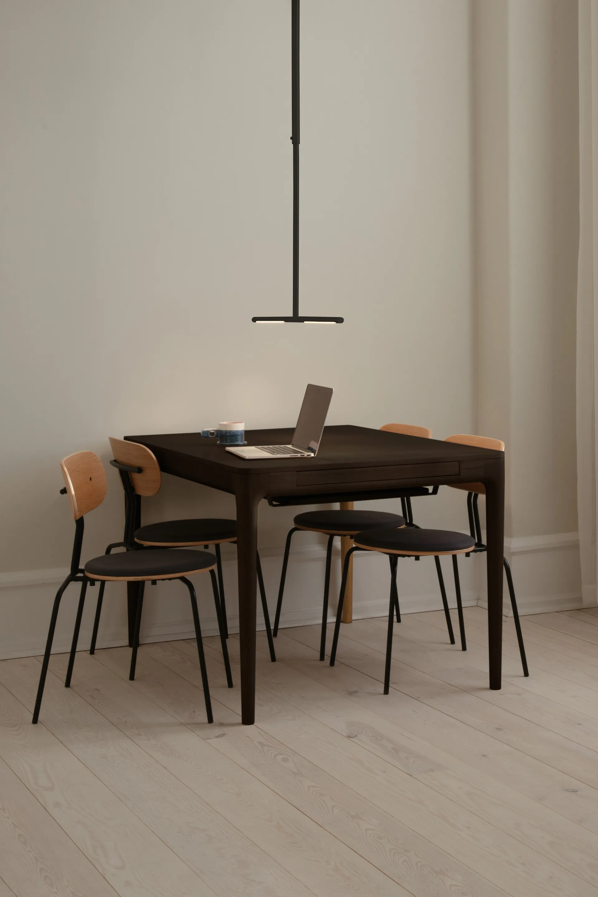 Heart'n'Soul Esstisch 90x120 cm, Dark oak Umage